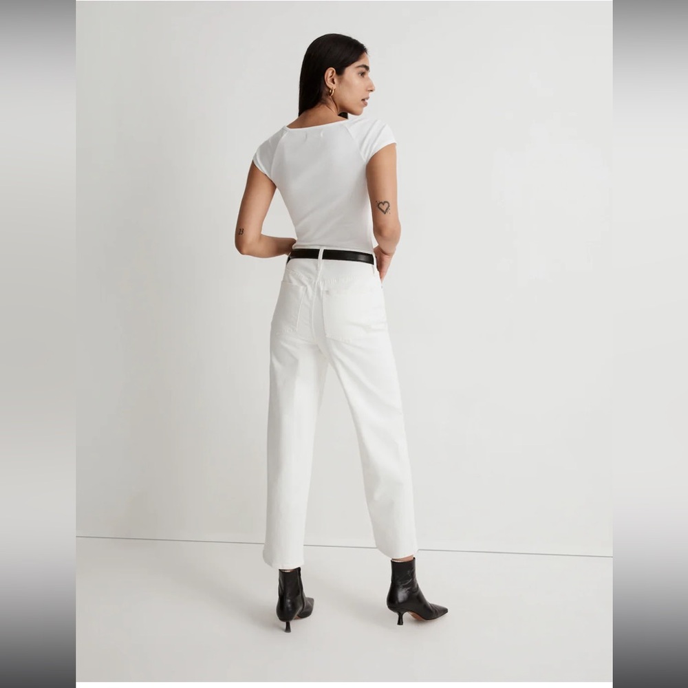 MOVING SALE | NWT The Tall Perfect Vintage Wide-Leg Crop Jean, Size 33 Tall - Picture 5 of 6